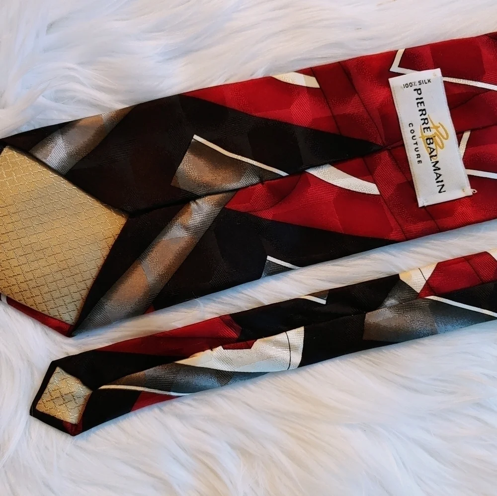 Vintage Balmain Silk Tie 57